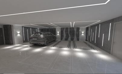 طراحی داخلی پارکینگ
