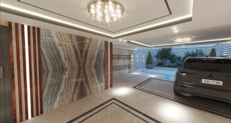 طراحی داخلی پارکینگ