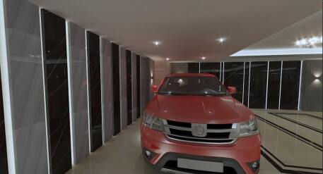 طراحی داخلی پارکینگ