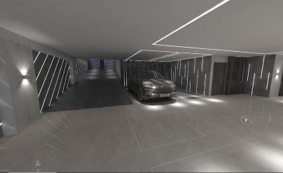 طراحی داخلی پارکینگ