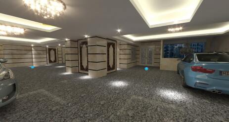 طراحی داخلی پارکینگ