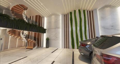 طراحی داخلی پارکینگ