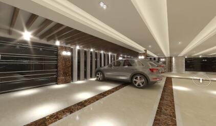 طراحی داخلی پارکینگ مدرن طراحی داخلی پارکینگ